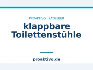 klappbare Toilettenstühle