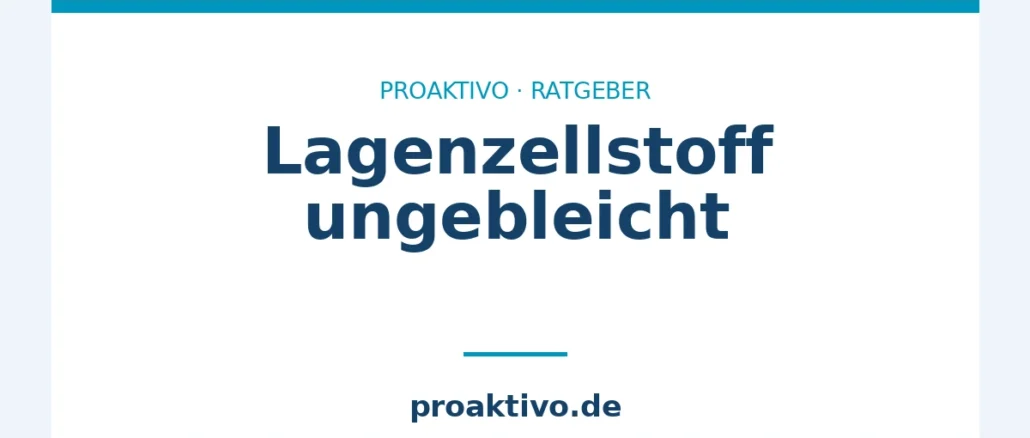 Lagenzellstoff ungebleicht