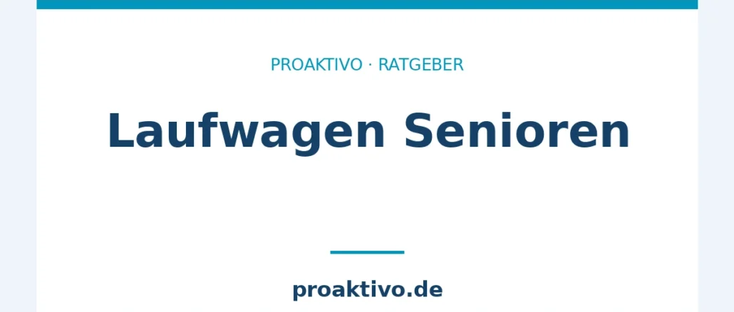 Laufwagen Senioren