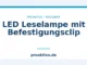 LED Leselampe mit Befestigungsclip