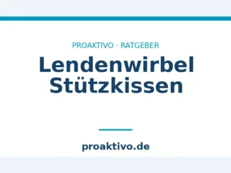 Lendenwirbel Stützkissen