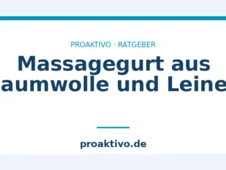 Massagegurt aus Baumwolle und Leinen