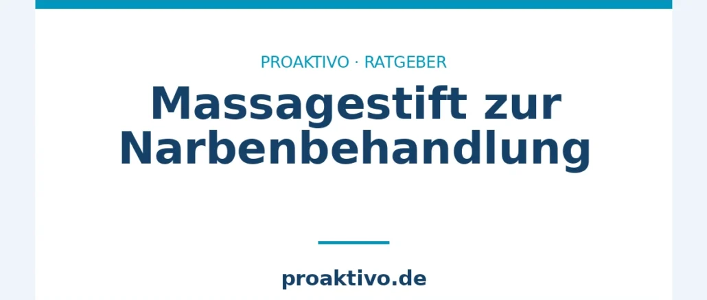 Massagestift zur Narbenbehandlung
