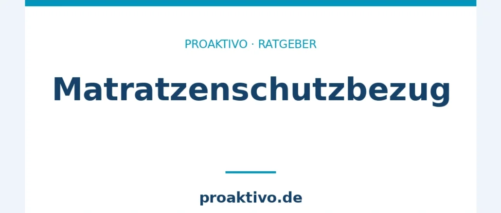 Matratzenschutzbezug
