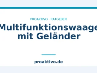 Multifunktionswaage mit Geländer
