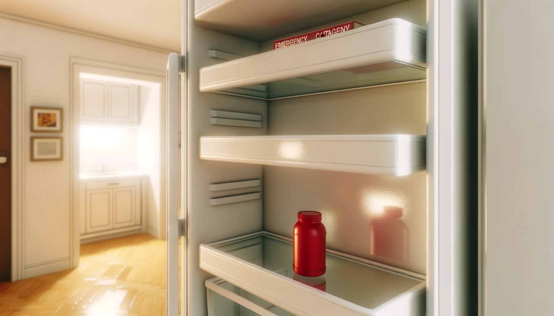 Notfalldose im Kühlschrank