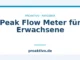 Peak Flow Meter für Erwachsene