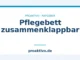 Pflegebett zusammenklappbar