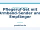 Pflegeruf-Set mit Armband-Sender und Empfänger