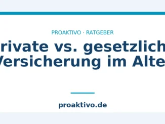 Private vs. gesetzliche Versicherung im Alter