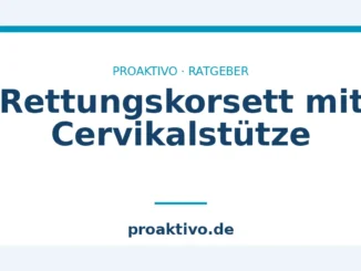 Rettungskorsett mit Cervikalstütze