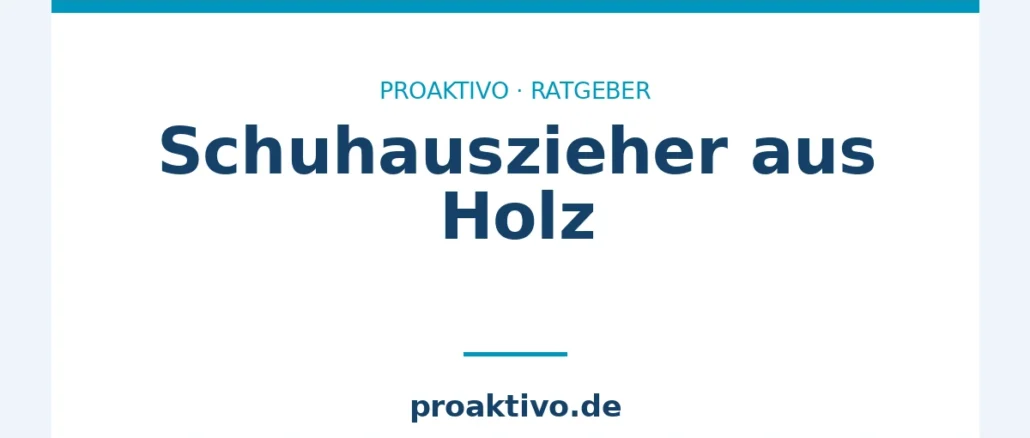 Schuhauszieher aus Holz