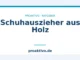 Schuhauszieher aus Holz