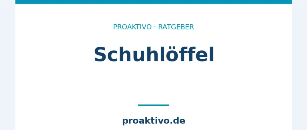 Schuhlöffel