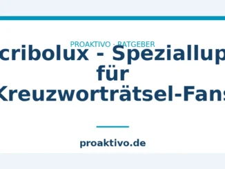 Scribolux - Speziallupe für Kreuzworträtsel-Fans