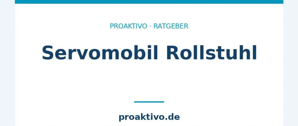 Servomobil Rollstuhl