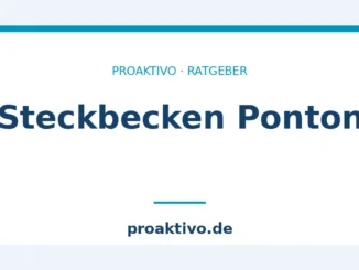 Steckbecken Ponton