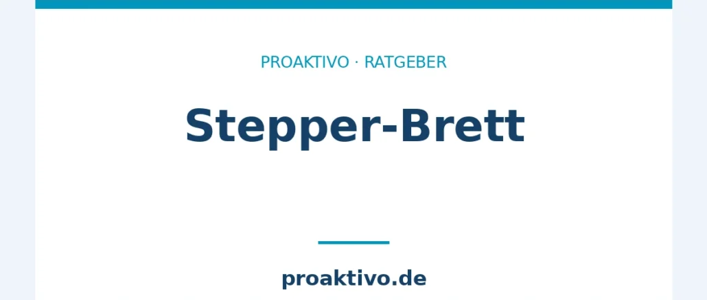 Stepper-Brett