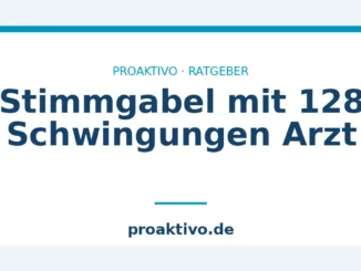 Stimmgabel mit 128 Schwingungen Arzt