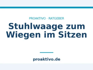 Stuhlwaage zum Wiegen im Sitzen