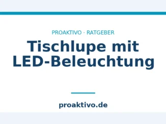 Tischlupe mit LED-Beleuchtung