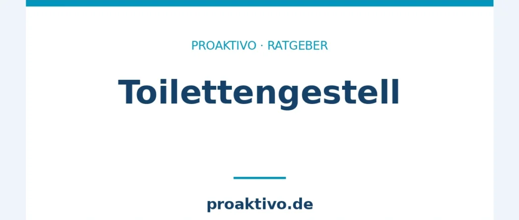Toilettengestell