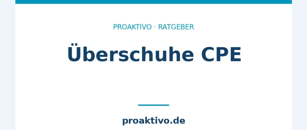 Überschuhe CPE