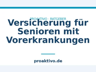 Versicherung für Senioren mit Vorerkrankungen