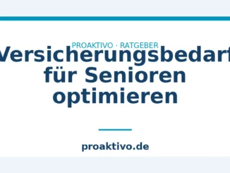Versicherungsbedarf für Senioren optimieren