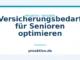 Versicherungsbedarf für Senioren optimieren