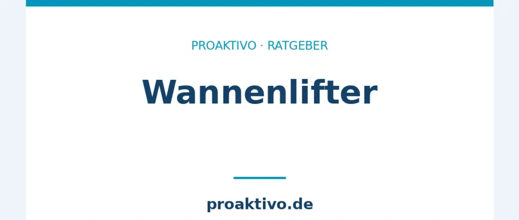 Wannenlifter