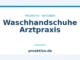 Waschhandschuhe Arztpraxis