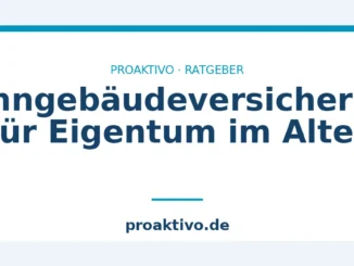 Wohngebäudeversicherung für Eigentum im Alter